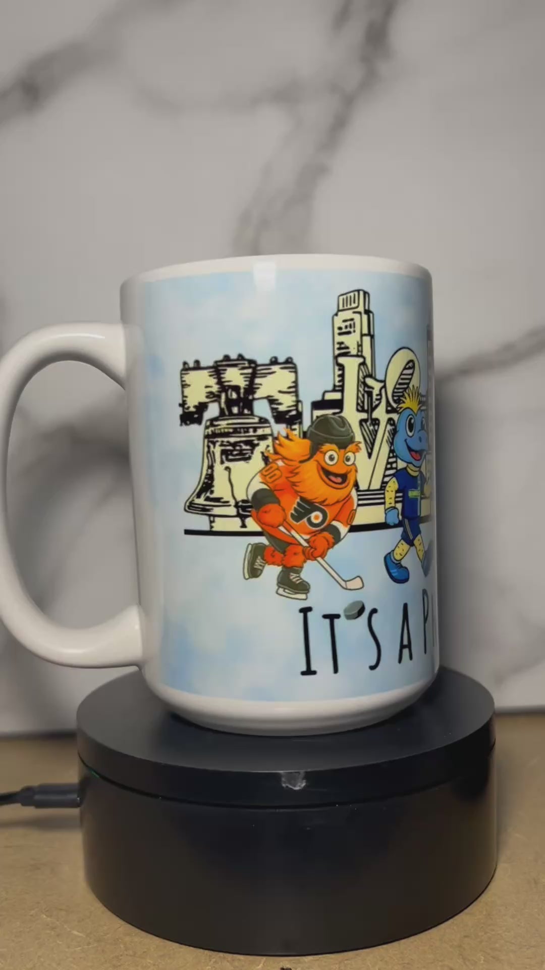 It’s a Philly thing mascot mug , 15 ounce ceramic
